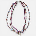 Collar Artesanal Luna con Cristales de Fantasía | Boho Chic Hecho a Mano