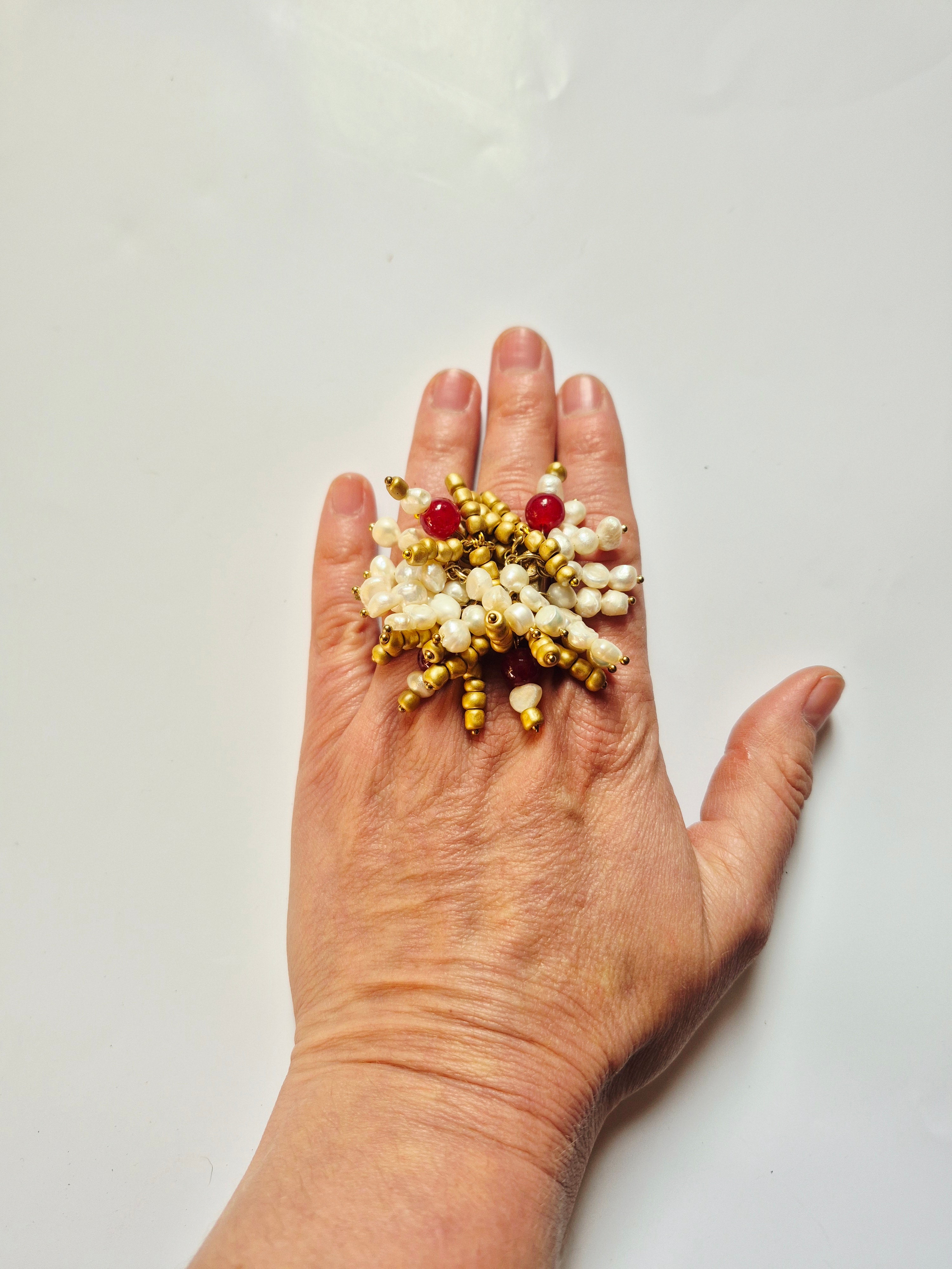 Anillo Maxi mostacillas