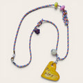 Collar Corazón "Be Kind" Pintado a Mano