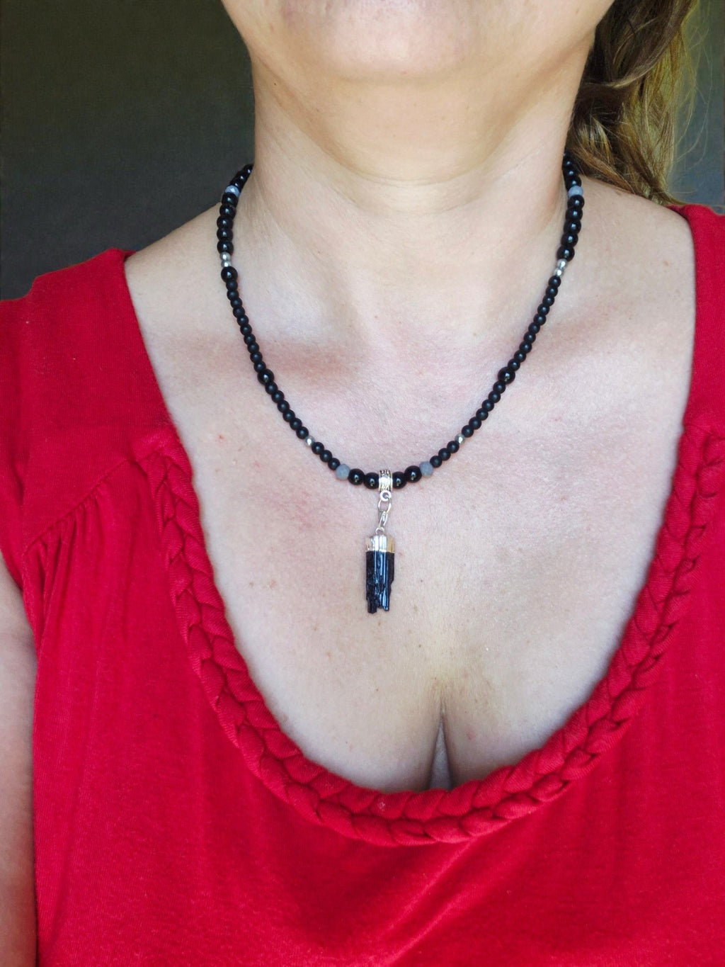 Collar turmalina
