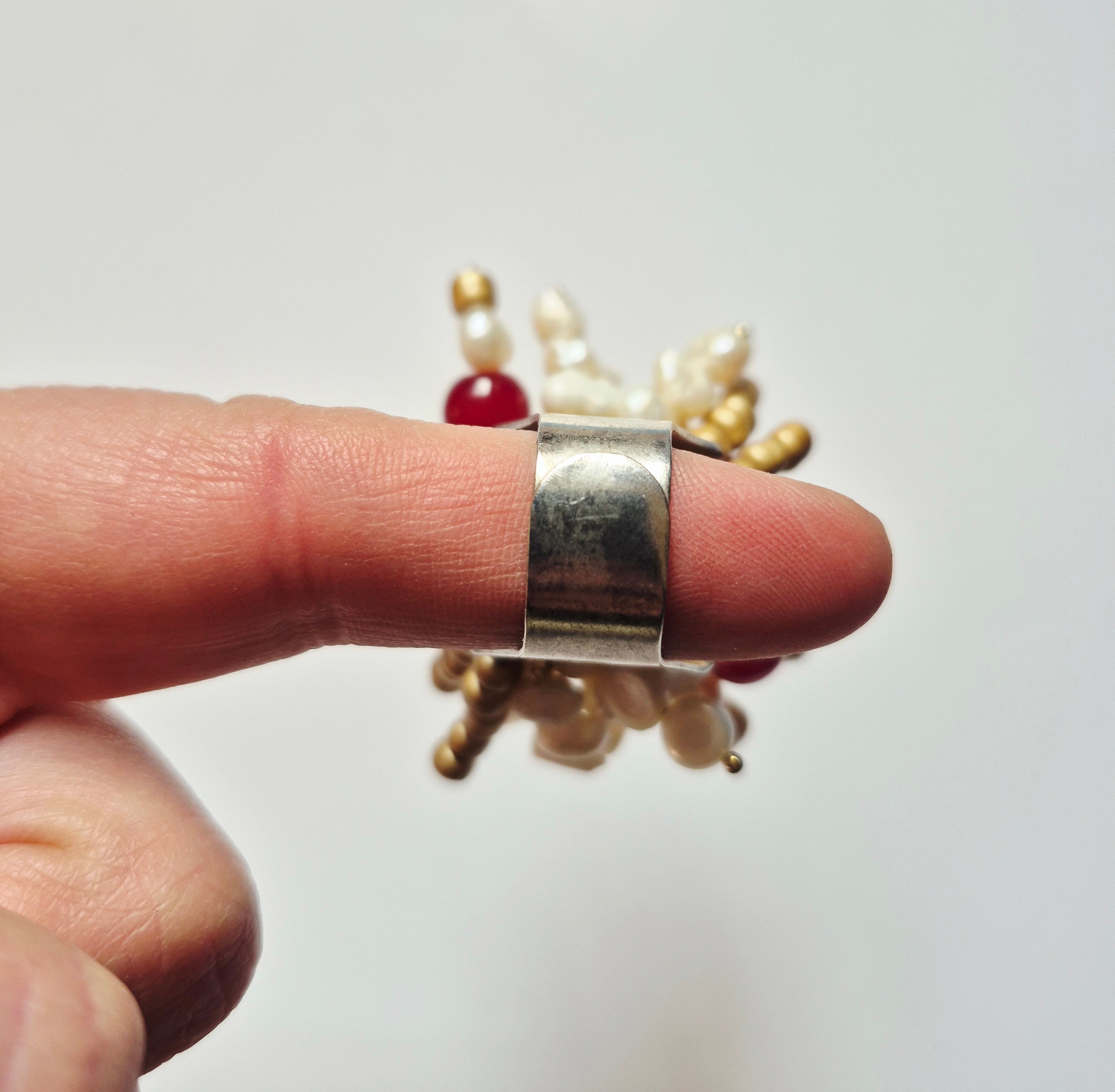 Anillo Maxi mostacillas